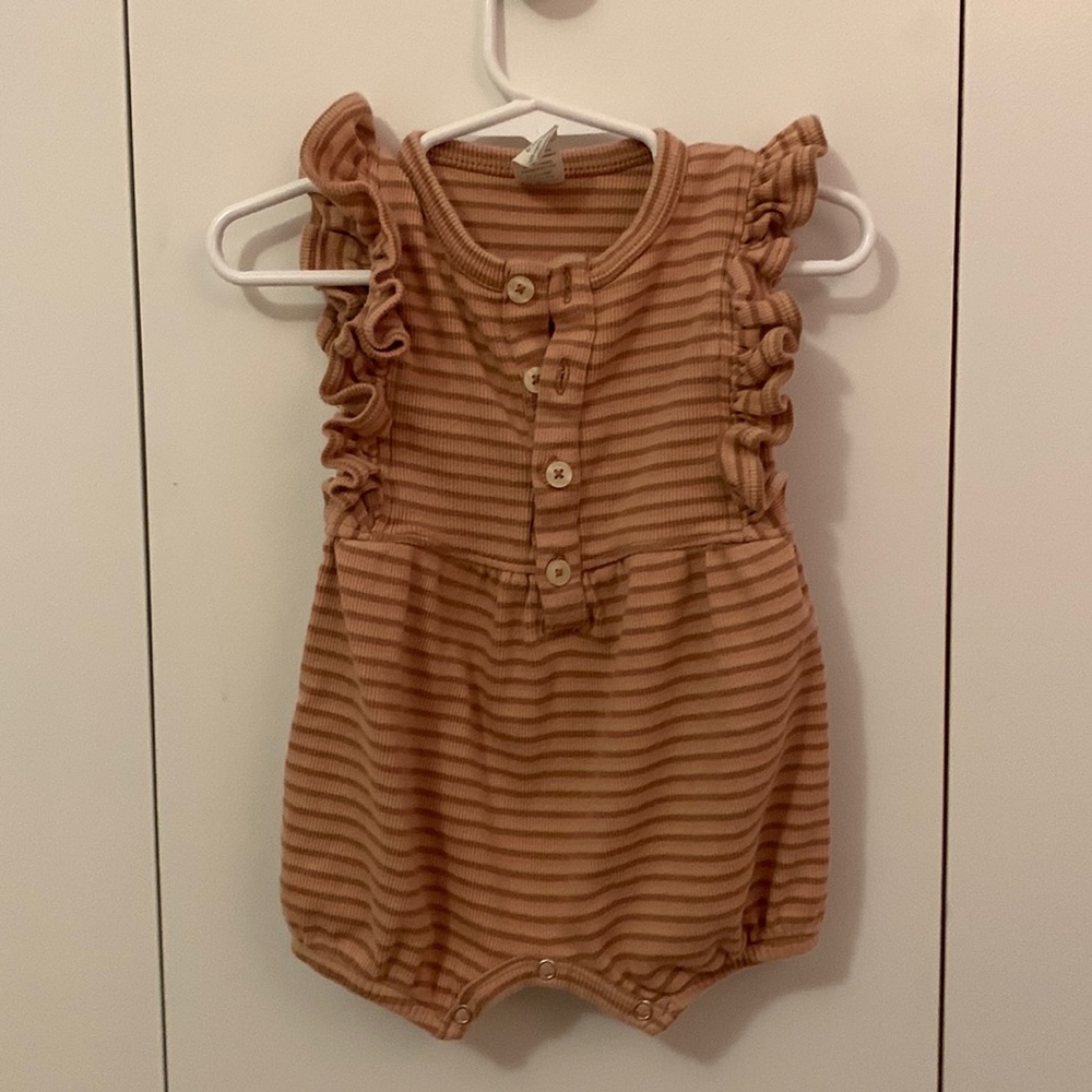 Kate Quinn striped romper